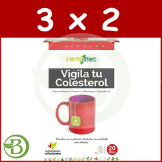 Confezione 3x2 Herbodiet Colesterolo 20 Filtri Nova Diet