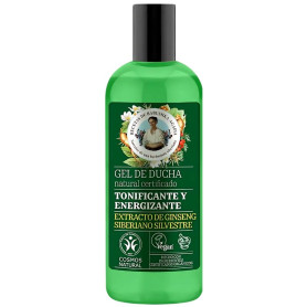 Gel doccia tonificante naturale verde Agafia 260 ml Agafja