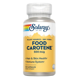 Carotene alimentare 500 Mcg. - 30 perle Solaray