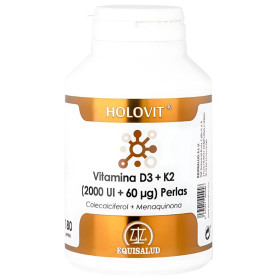 Holovit Vitamina D3 2.000Ui + K2 60Μg 180 Perle Equisalud