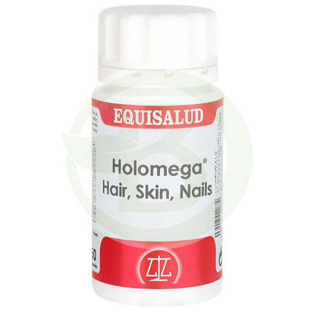 Holomega Hair Skin Nails 50 Cápsulas Equisalud