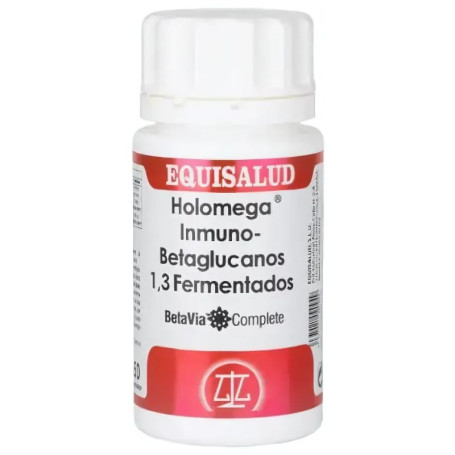 Holomega immuno-betaglucani fermentati 50 capsule Equisalud