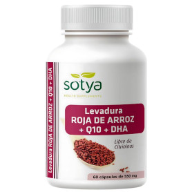 Riso Rosso Lievitato + Q10 + Dha 550Mg 60 Capsule Sotya