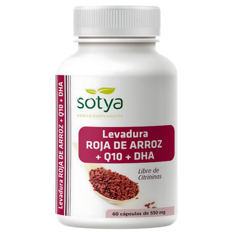 Riso Rosso Lievitato + Q10 + Dha 550Mg 60 Capsule Sotya
