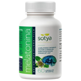 Melatonina Melissa + Passiflora + Tiglio 650Mg 60 Capsule Sotya