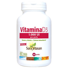 Vitamina D3 1.000Ui 60 Perle Sura Vitasan