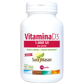 Vitamina D3 1.000Ui 120 Perle Sura Vitasan