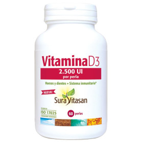 Vitamina D3 2.500Ui 60 Perle Sura Vitasan