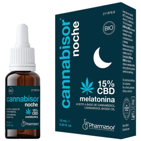 Cannabisor Night Melatonina 15% Cbd Olio 10Ml Soria Natural