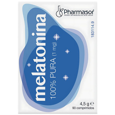Melatonina pura al 100% 90 compresse Soria Natural