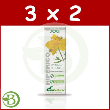 Pack 3x2 Extracto de Hipérico 50Ml. Soria Natural
