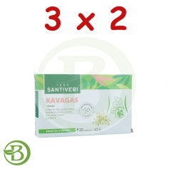 Confezione 3x2 Kavagas 20 Capsule Santiveri