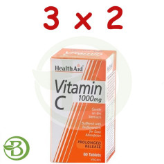Confezione 3x2 Vitamina C 1000Mg. con Bioflavonides Health Aid