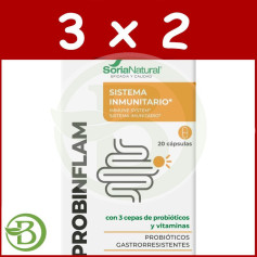 Confezione 3x2 Probinflam 20 capsule Soria Natural