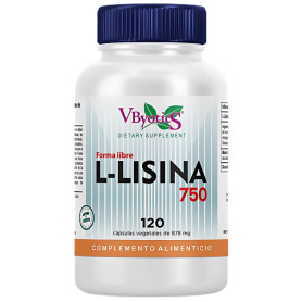 L-Lisina 750Mg 120 Capsule Vegetali Vbyotics