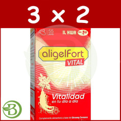 Pack 3x2 Aligelfort Vital 55 Perlas Il Hwa