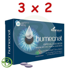 Confezione 3x2 Humecnat 36 Compresse Soria Natural
