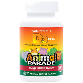 Sfilata degli animali Vit. D3 90 compresse masticabili Natures Plus