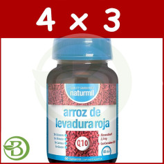 Confezione 4x3 Lievito di Riso Rosso 60 Compresse Naturmil