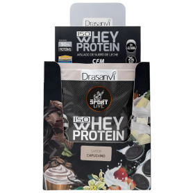 Proteine del siero del latte isolate monodose Cappuccino 30G Drasanvi Sport Live