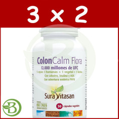 Confezione 3x2 Coloncalm Flora 30 Capsule Sura Vitasan