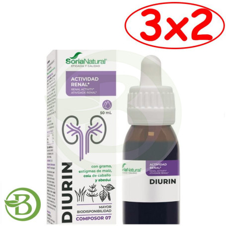 Pack 3x2 Composor 7 Diurín Complex 50Ml. Soria Natural