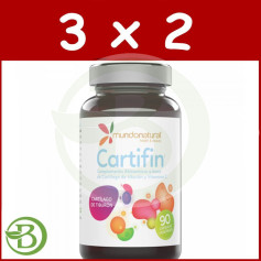 Confezione 3x2 Cartifin 750Mg. 90 capsule Mondo naturale