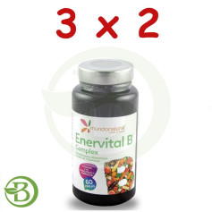 Confezione 3x2 Enervital B Complex 60 capsule Natural World