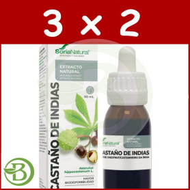Pack 3x2 Extracto de Castaño de Indias 50Ml. Soria Natural