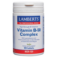 Complesso di vitamina B-50 120 compresse Lamberts