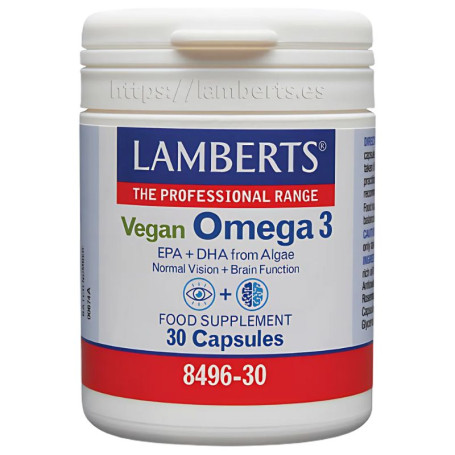 Omega 3 Vegano 30 Capsule Lamberts