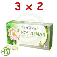 Confezione 3x2 Rosvitmar Olio di Rosa Mosqueta 60 Capsule Marnys