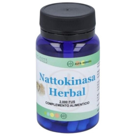 Nattokinase a base di erbe 60 capsule Alpha Herbal