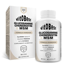 Glucosamina + Condroitina + MSM 60 capsule. Vit.O.Best