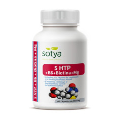 5Htp + B6 + Biotina + Mg 60 Capsule Sotya