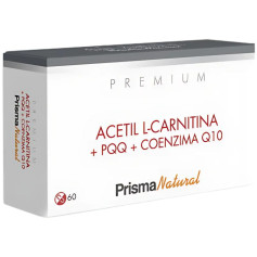 Acetil L-Carnitina + Pqq + Coenzima Q10 60 Capsule Prisma Natural