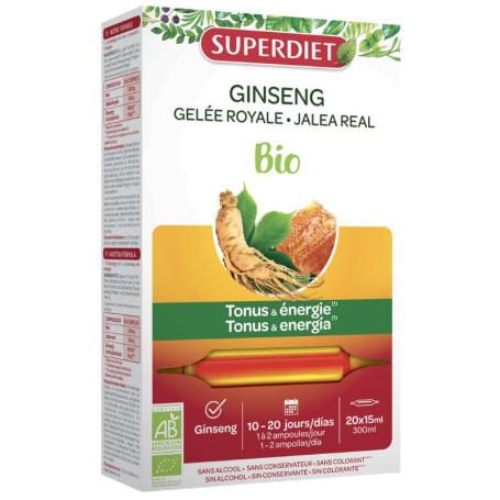 Ginseng Pappa Reale Bio 20 Fiale Superdiet