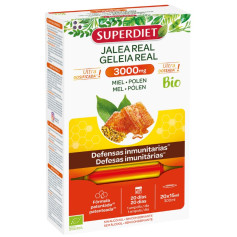 Pappa Reale Miele + Polline Bio 3000mg 20 Fiale Superdiet