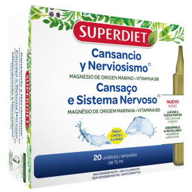 Magnesio marino + vitamina B6 20 fiale Superdiet