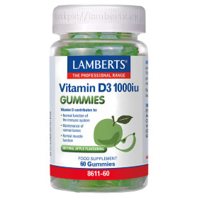 Vitamina D3 1000 UI 60 Amberts Gummies
