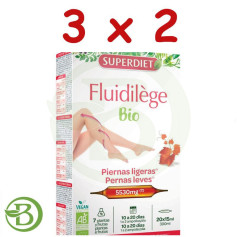 Confezione 3x2 Fluidilege Bio 20 Fiale Superdiet