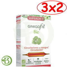 Confezione 3x2 Ginkgofit Bio 20 Fiale Superdiet