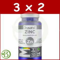 Confezione 3x2 Bisglicinato di Zinco 90 Compresse Drasanvi