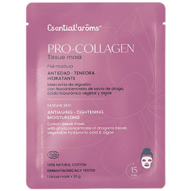 Maschera anti-invecchiamento in tessuto Pro-Collagen 12 unità Essencial Aroms