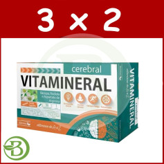 Pack 3x2 Vitamineral Cerebral 30 Ampollas Dietmed
