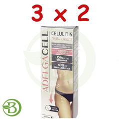 Pack 3x2 Adelgacell Celulite Night Cream 300 Ml Dietmed