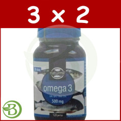 Confezione 3x2 Omega 3 500mg. 120 Perle Naturmil