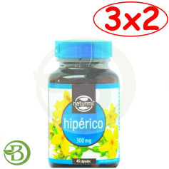 Pack 3x2 Hipérico 300Mg. 45 Cápsulas Naturmil