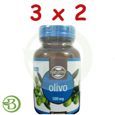 Confezione 3x2 Oliva 500mg. 60 compresse Naturmil