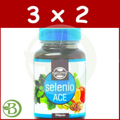 Confezione 3x2 Selenium Ace 30 capsule Naturmil